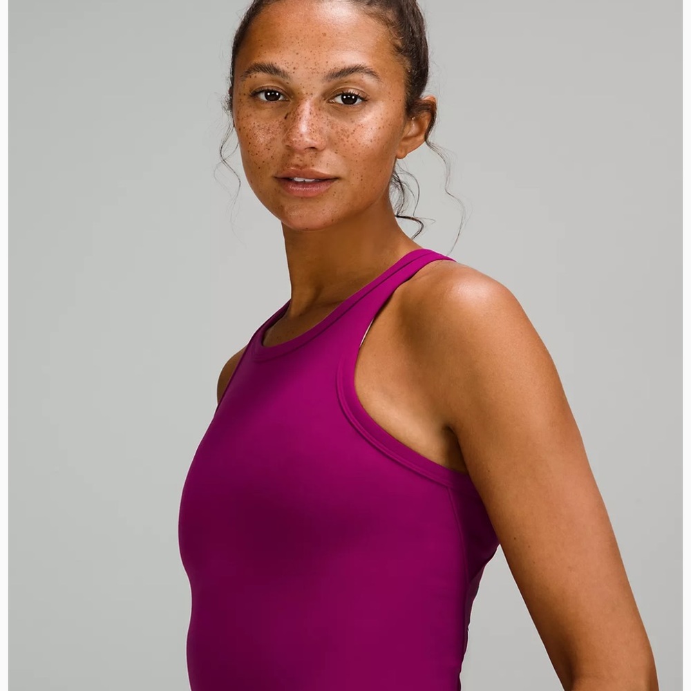 Lululemon Align Waist-Length Racerback Tank Top / Magenta Purple - NWT